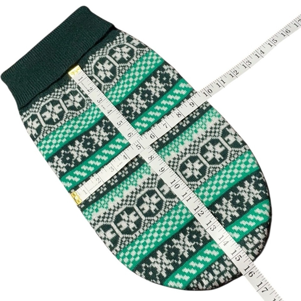 Intarsia Knit Green Cozy Dog Sweater - Picture 6 of 7